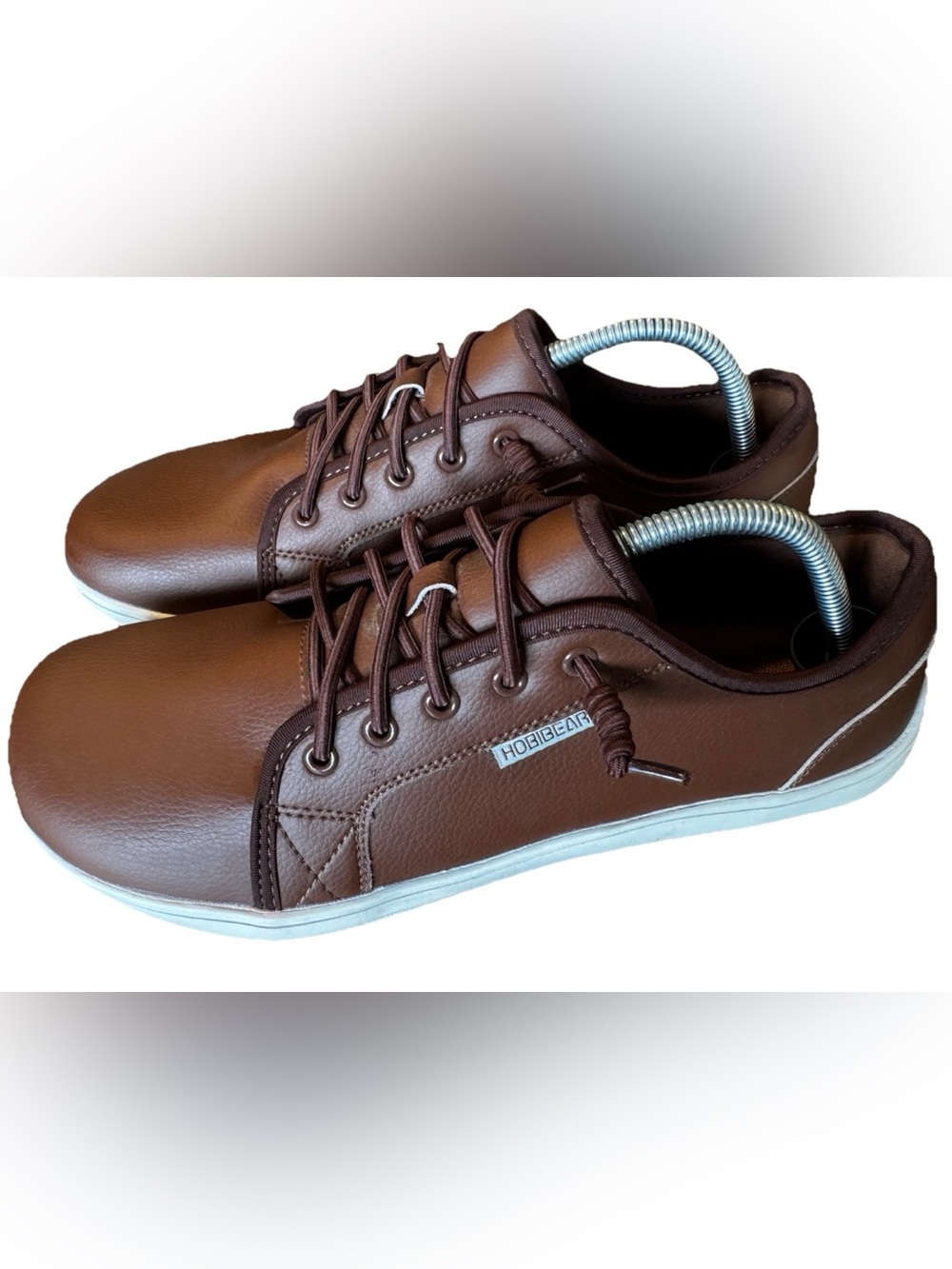 Hobibear Unisex Shoes Minamalist Wide Toe Brown Comfort Size 44 USA W 12 Men 11